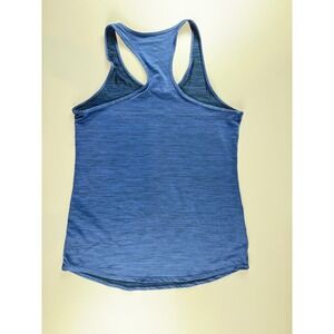 Born Primitive Womens XL Blue Heather Racerback Athletic Tank Top Space Dye